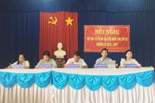 Chủ tịch HĐND tỉnh Nguyễn Thành Tâm tiếp xúc cử tri trước kỳ họp 12