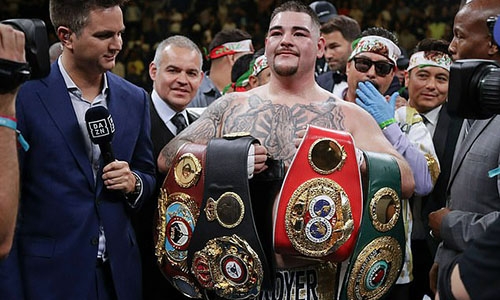 Andy Ruiz đòi 50 triệu USD để tái đấu Joshua ở Anh