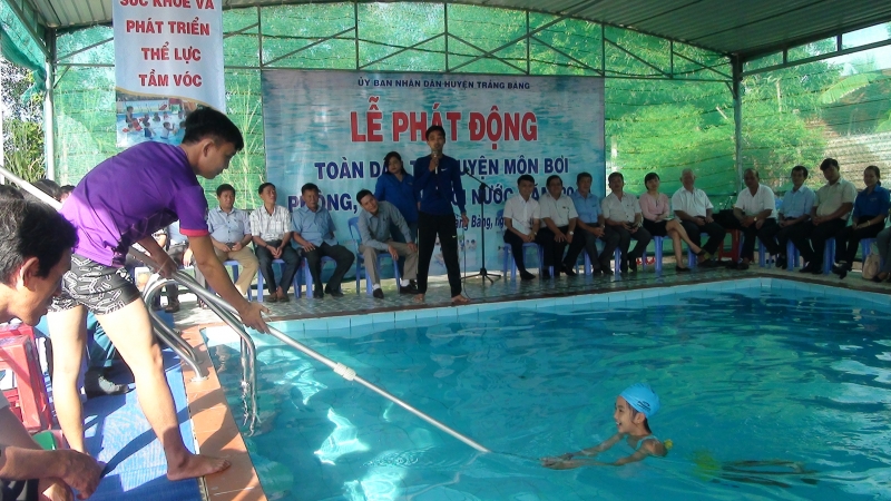 Phát động toàn dân tập bơi phòng chống đuối nước