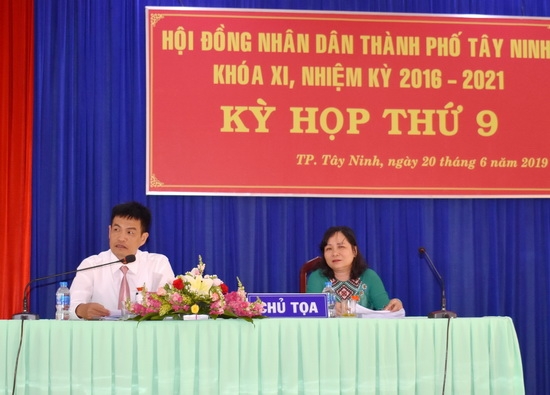 Khai mạc kỳ họp thứ 9 HĐND thành phố Tây Ninh