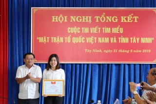 Tổng kết cuộc thi viết tìm hiểu về Mặt trận Tổ quốc Việt Nam và tỉnh Tây Ninh