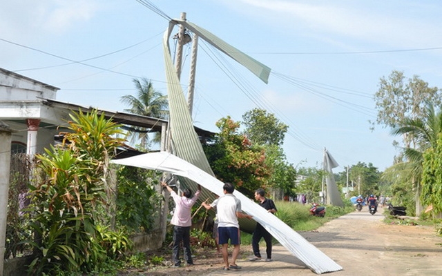 Tân Châu: Lốc xoáy gây thiệt hại hơn 10 tỷ đồng