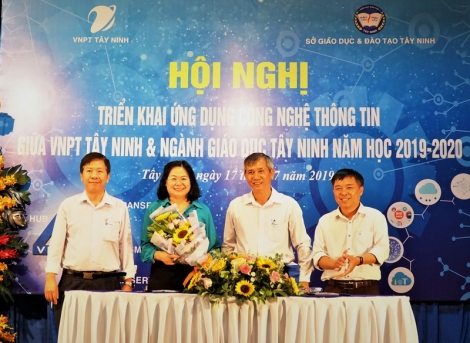 VNPT Tây Ninh- Sở GD&ĐT ký kết thỏa thuận hợp tác