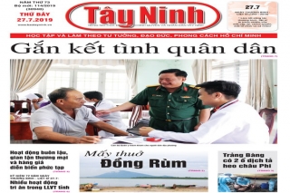 Điểm báo in Tây Ninh ngày 27.07.2019