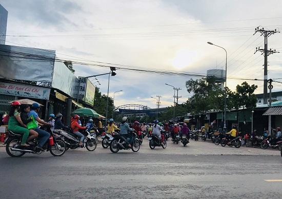 Nỗ lực bảo đảm trật tự, an toàn giao thông ở khu công nghiệp