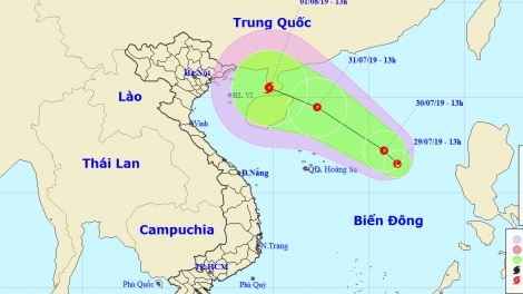 Cảnh báo vùng áp thấp gây gió mạnh, sóng lớn ở bắc Biển Đông