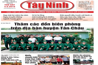 Điểm báo in Tây Ninh ngày 03.08.2019