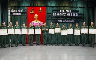 Hội thi báo cáo viên trong lực lượng vũ trang tỉnh