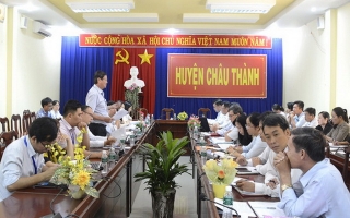 Kiểm tra công tác CCHC tại huyện Hòa Thành và Châu Thành