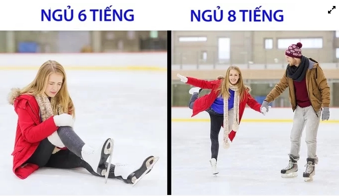 Khác biệt khi bạn ngủ 6 giờ và 8 giờ