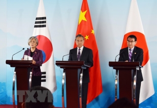 Các ngoại trưởng Trung-Nhật-Hàn nhất trí tăng cường hợp tác ba bên