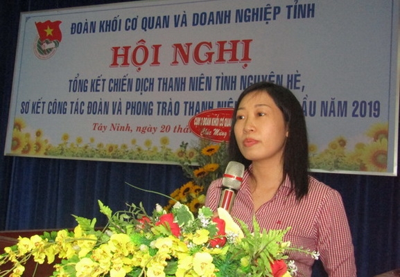 Đoàn khối Cơ quan và Doanh nghiệp Tây Ninh tổng kết chiến dịch Thanh niên tình nguyện hè 2019