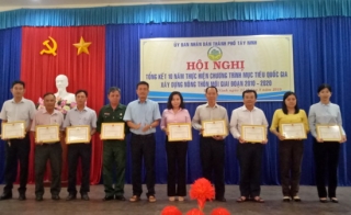 TP.Tây Ninh: Tổng kết 10 năm Chương trình mục tiêu quốc gia xây dựng nông thôn mới