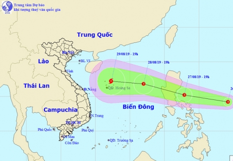 Áp thấp nhiệt đới gần Biển Đông có khả năng mạnh thêm thành bão