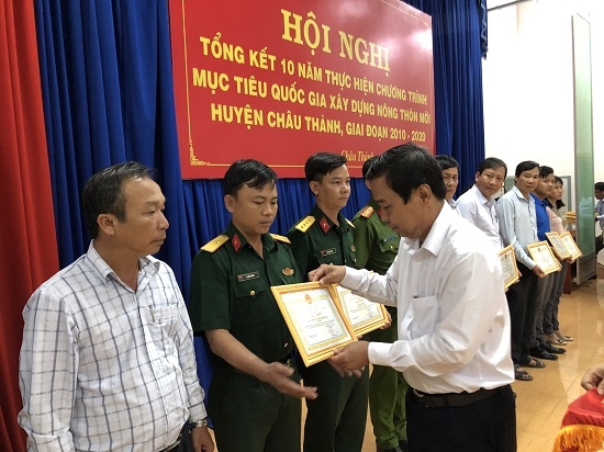 Châu Thành: Tổng kết 10 năm thực hiện Chương trình mục tiêu quốc gia xây dựng nông thôn mới