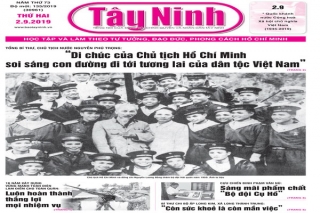 Điểm báo in Tây Ninh ngày 02.09.2019