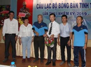 Thành lập Câu lạc bộ Bóng bàn Tây Ninh