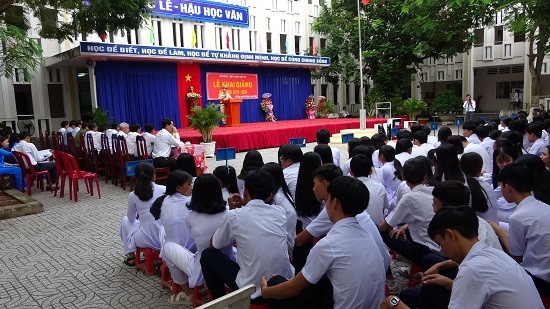 Tuyên truyền pháp luật về ATGT cho học sinh Trường THPT Ngô Gia Tự