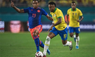 Neymar giúp Brazil hòa Colombia
