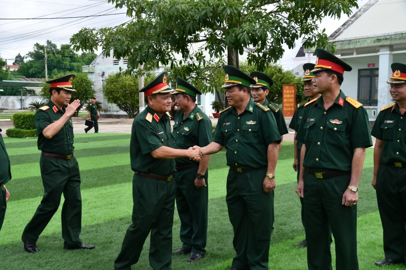 Đoàn công tác Bộ Quốc phòng làm việc tại Tây Ninh