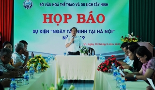 Họp báo sự kiện “Ngày Tây Ninh tại Hà Nội” năm 2019