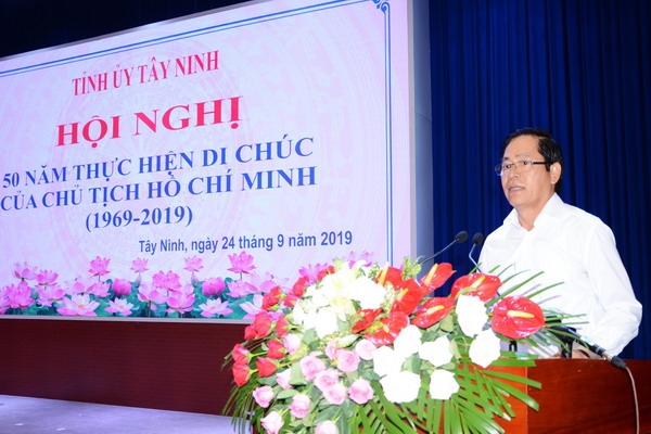 Tây Ninh không ngừng nỗ lực, phấn đấu thực hiện tốt những lời dạy của Người