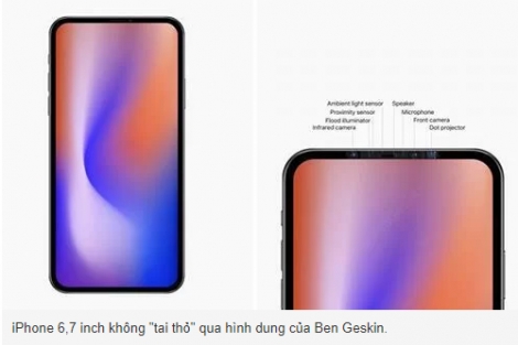 Apple đang tạo ra một mẫu iPhone không 'tai thỏ'