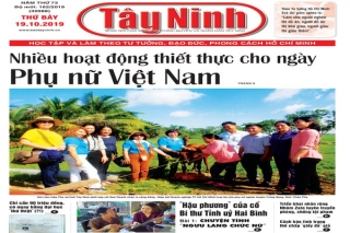 Điểm báo in Tây Ninh ngày 19.10.2019