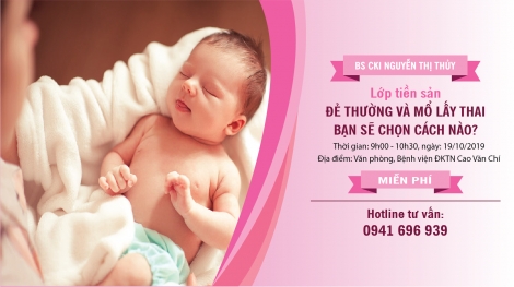 BVĐK tư nhân Cao Văn Chí mở lớp tư vấn sinh thường-sinh mổ