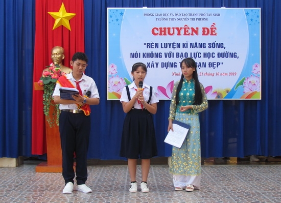 TP.Tây Ninh: Triển khai chuyên đề phòng chống bạo lực học đường