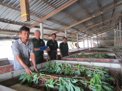 Một cựu quân nhân vươn lên thoát nghèo