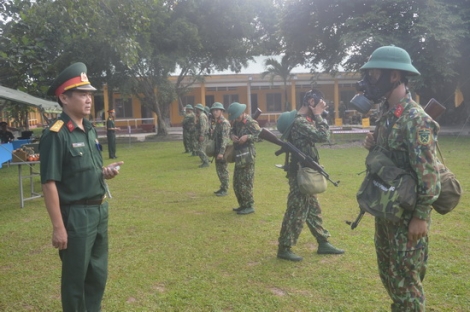 Kiểm tra toàn diện công tác phòng hoá tại Sư đoàn 5