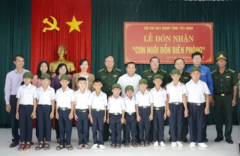 BĐBP Tây Ninh: Đón nhận 11 “Con nuôi đồn biên phòng”