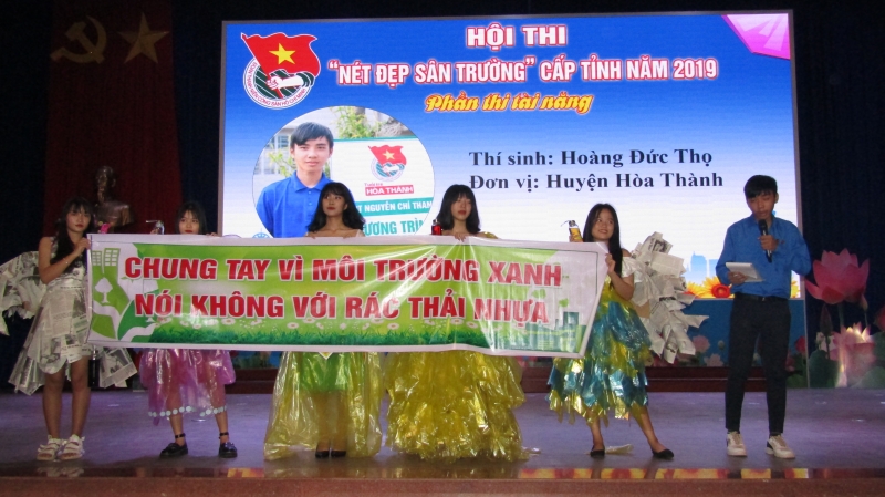 Sôi nổi cuộc thi Nét đẹp sân trường