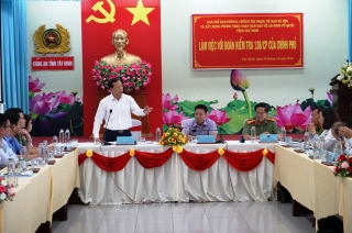 Đoàn kiểm tra 138 của Chính phủ làm việc tại Tây Ninh