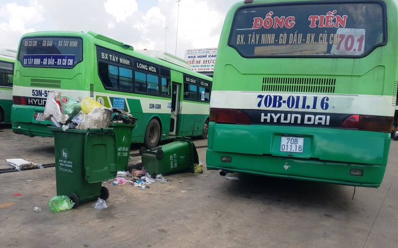 Cần bảo đảm vệ sinh môi trường tại Bến xe Tây Ninh