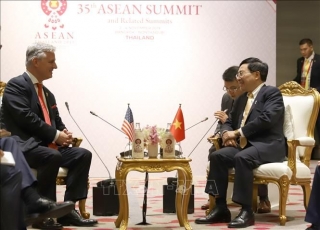 Phó Thủ tướng Phạm Bình Minh tiếp Cố vấn an ninh quốc gia Mỹ
