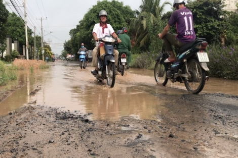 Dự kiến trong tháng 11 khởi công nâng cấp sửa chữa tuyến đường An Thạnh-Trà Cau