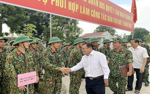 Ra quân làm công tác dân vận đợt II.2019