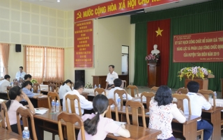 Tân Biên tổ chức kỳ sát hạch công chức năm 2019