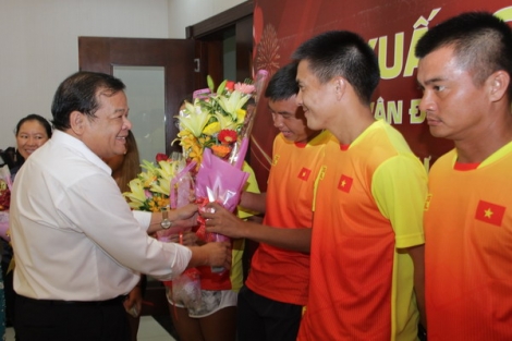 Họp mặt đoàn VĐV Tây Ninh tham dự SEA Games 30