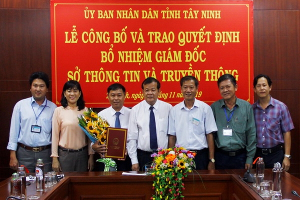 Ông Nguyễn Tấn Đức được bổ nhiệm Giám đốc Sở Thông tin và Truyền thông