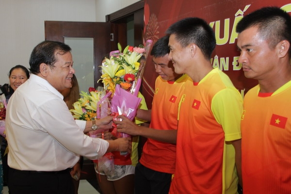 Họp mặt đoàn VĐV Tây Ninh tham dự SEA Games 30