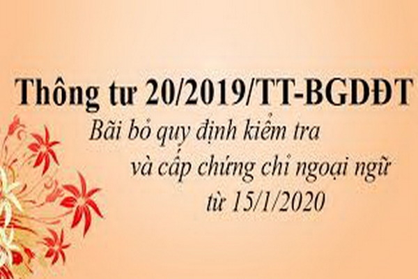 Bỏ chứng chỉ ngoại ngữ A, B, C