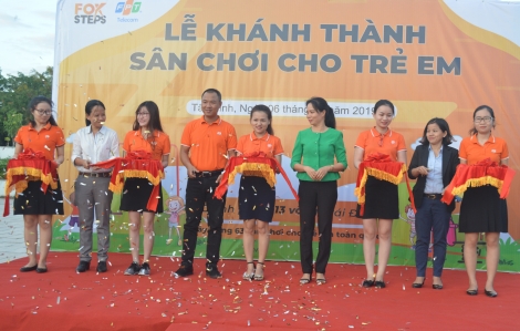 FPT Telecom khánh thành sân chơi trẻ em tại thành phố Tây Ninh