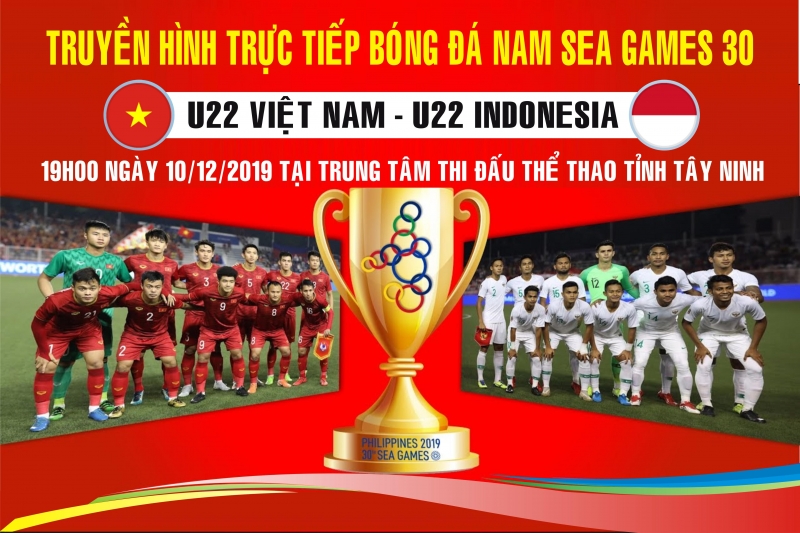 Tiếp sóng trực tiếp trận chung kết bóng đá nam SEA Games 30