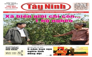 Điểm báo in Tây Ninh ngày 14.12.2019