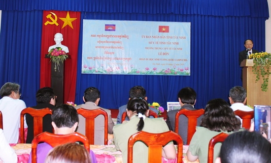 Tây Ninh: Tiếp nhận đào tạo sinh viên Campuchia