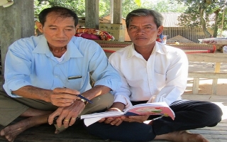Tổ trưởng tổ tự quản người Khmer gương mẫu