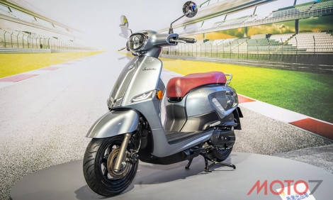 Saluto 125 - xe ga đầu tiên của Suzuki lắp khóa thông minh